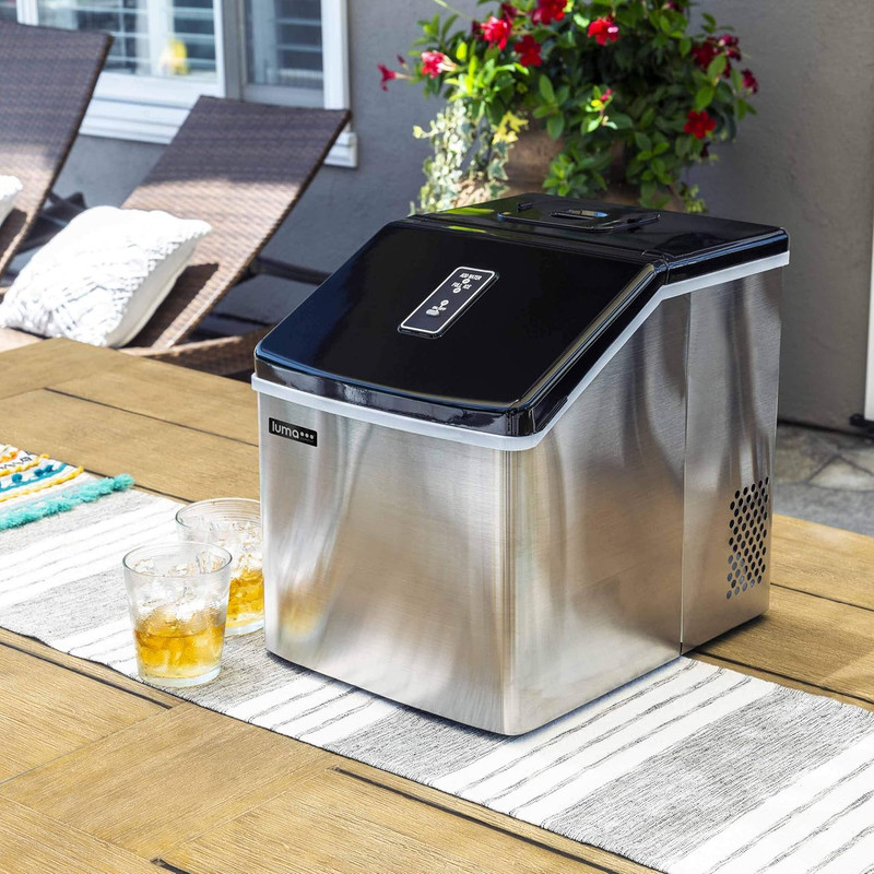 Clear Ice Cube Maker Machine | First Cubes in 15 Minutes, 40 Lbs. of Ice in 24 H gallery