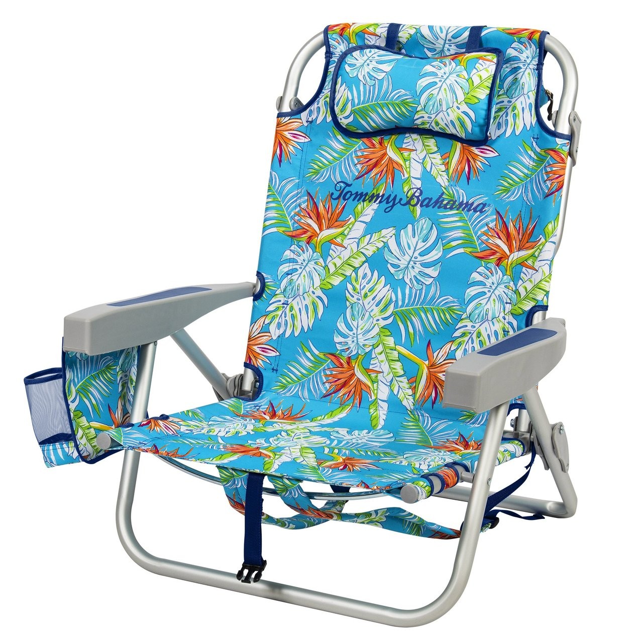 Tommy Bahama 5 Position Folding Backpack Beach Chair - Floral gallery