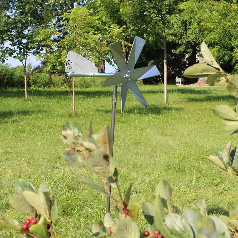 Mole Chasing Humane Deterrent Windmill Covers 20,000 Feet Using Vibrations from gallery