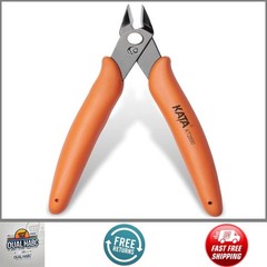 Micro Wire Cutters 5″ Precision Flush Pliers, Mini Side Snips for Jewelry, Hobby