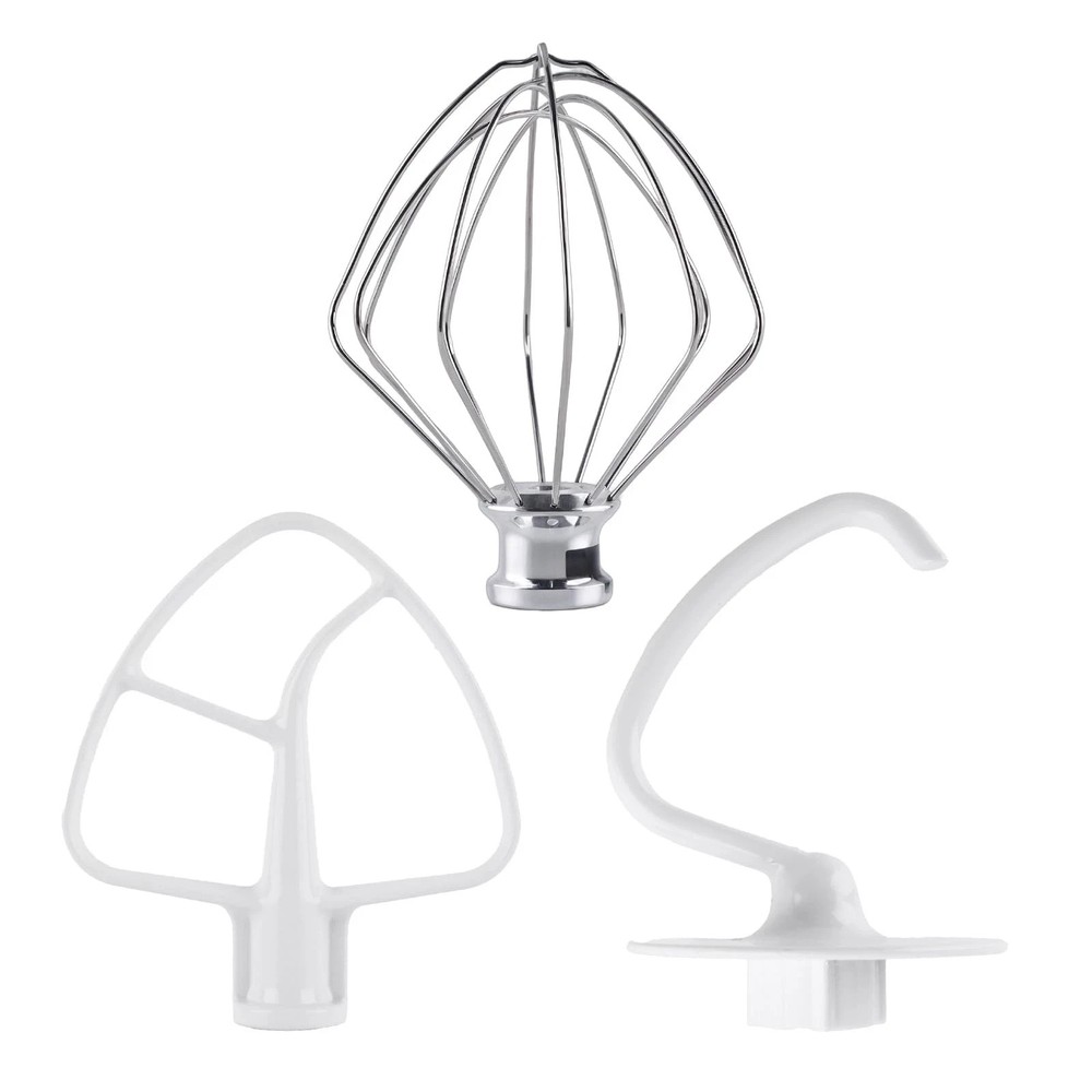3-Piece Kit Attachments for KitchenAid Tilt-Head Stand Mixer, Stainless Steel...