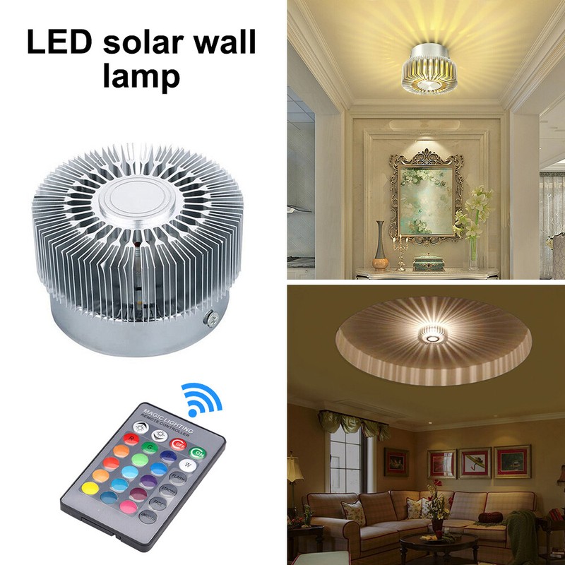 2X 3W Modern LED Wall Ceiling Light Sconce RGB Lighting Fixture Decor Lamp HOT gallery