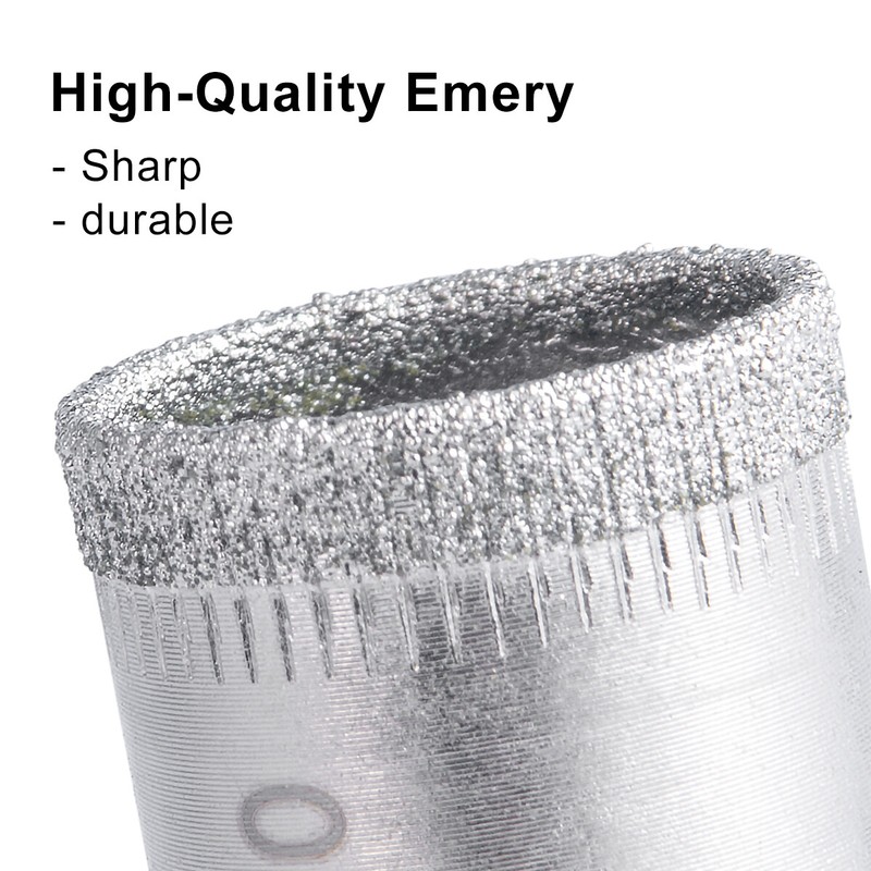 15Pcs Diamond Drill Bits Hole Saw Tools for Glass Ceramics Porcelain (6mm-50mm) gallery