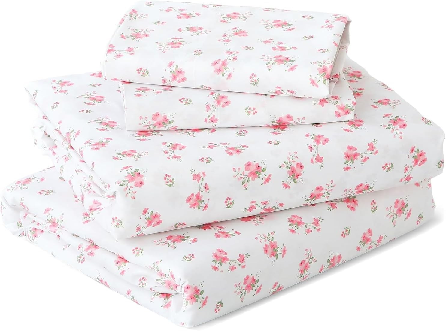 Queen Size 4 Piece Sheet Set, Soft Breathable Bed Sheet Set for Bedroom with gallery