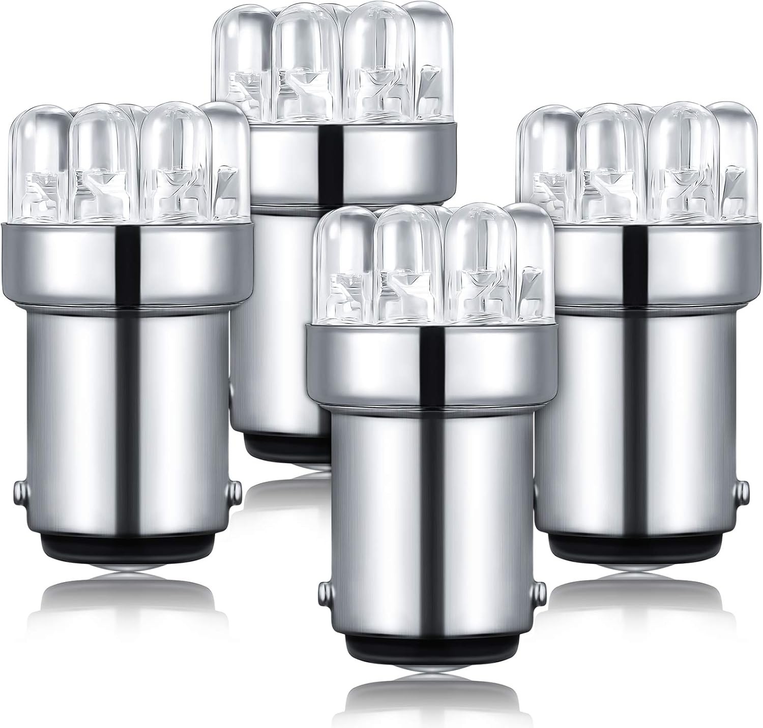 4 Pieces LED 90 Bulb 1004 Marine LED Replacement Bulb BA15D LED Bulb for Boat Na gallery