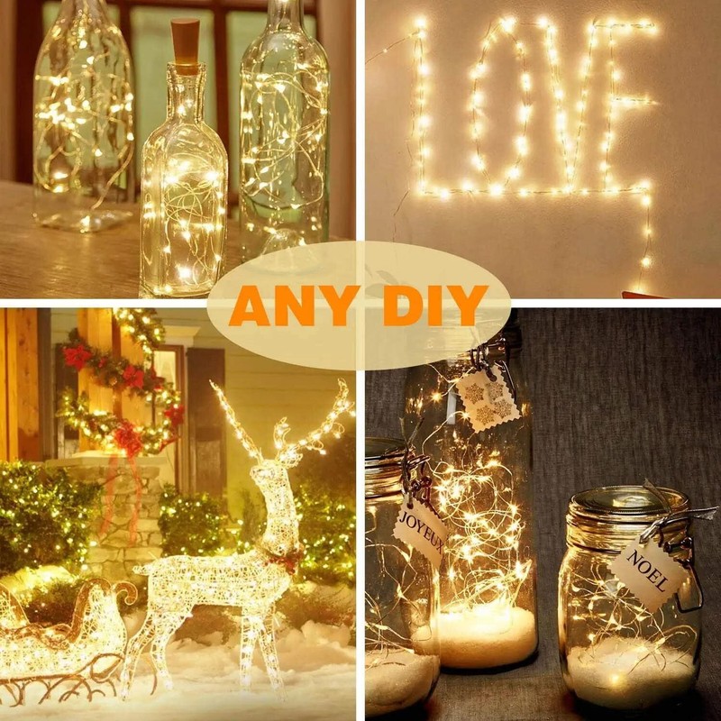 Garden Decorative Solar String Lights Fairy Outdoor Party Waterproof Lamp100LED gallery