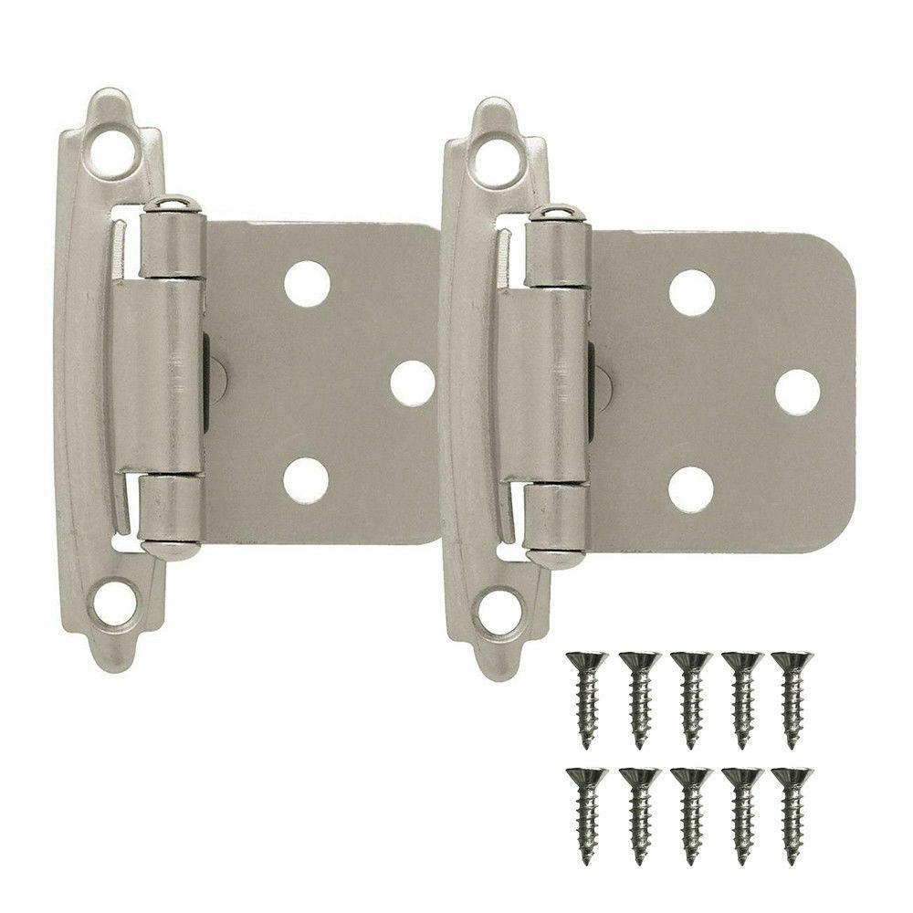 Lot Kitchen Cabinet Hinges Overlay Self Closing Face Mount Cupboard Door Hinge gallery