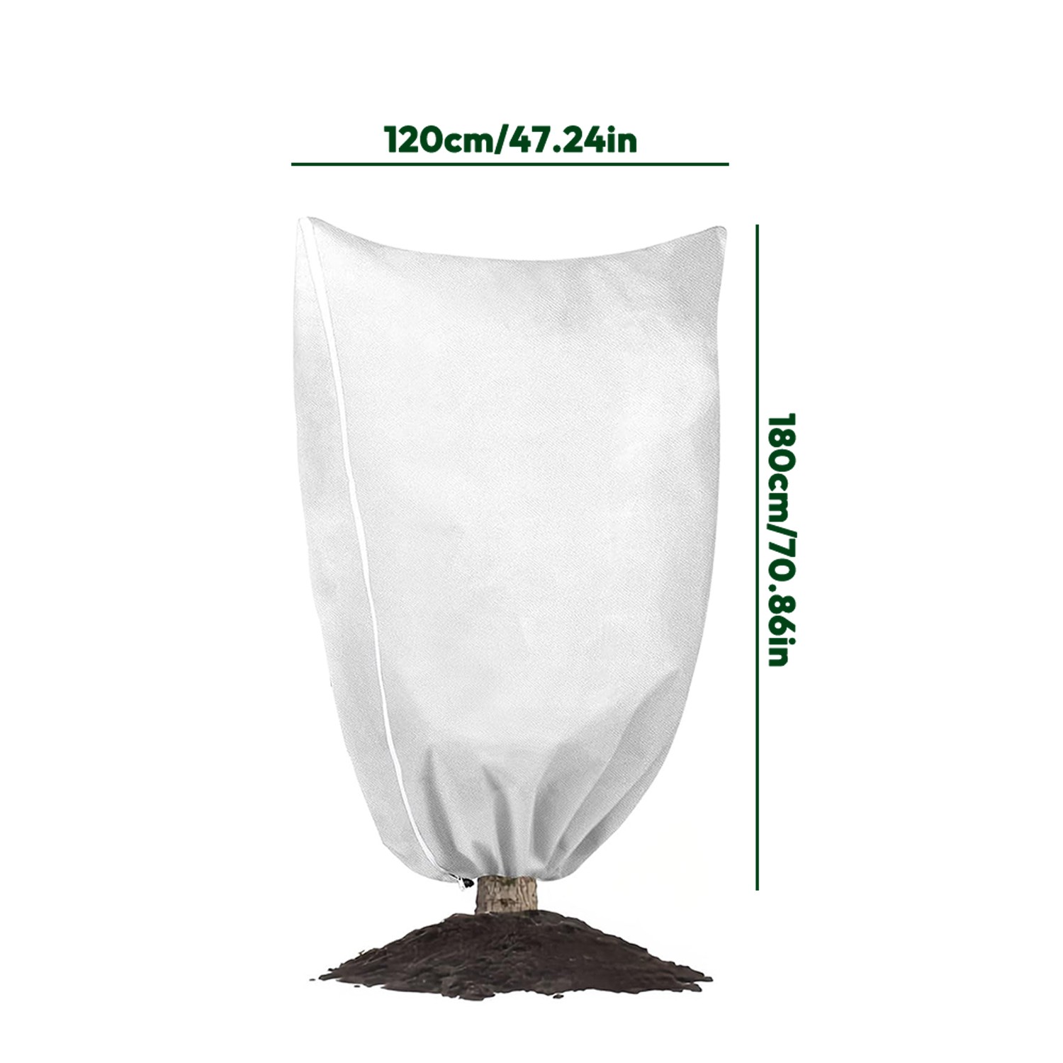 Zipper Drawstring Plant Frost Covers- Winter Protection for Outdoor Shrubs&Trees gallery