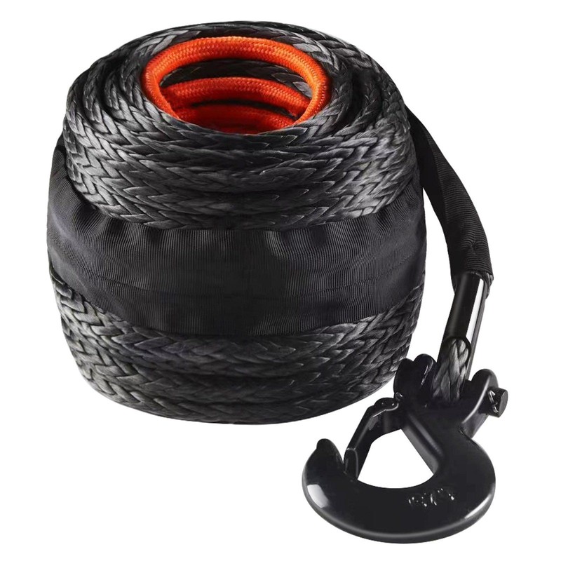 32000lb 1/2in x 92ft Dustproof Winch Rope with Aluminum Buckle gallery