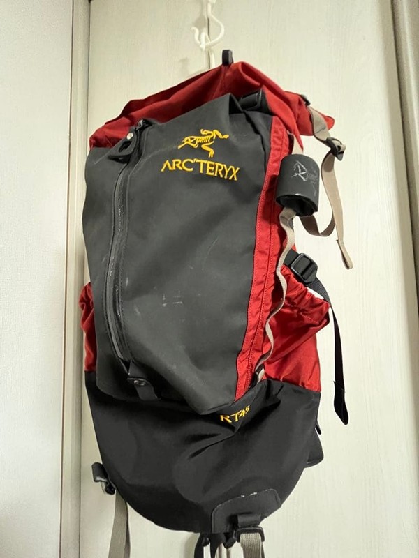 Arc'teryx RT45 Backpack Black/Red Durable Outdoor Bag Used 2