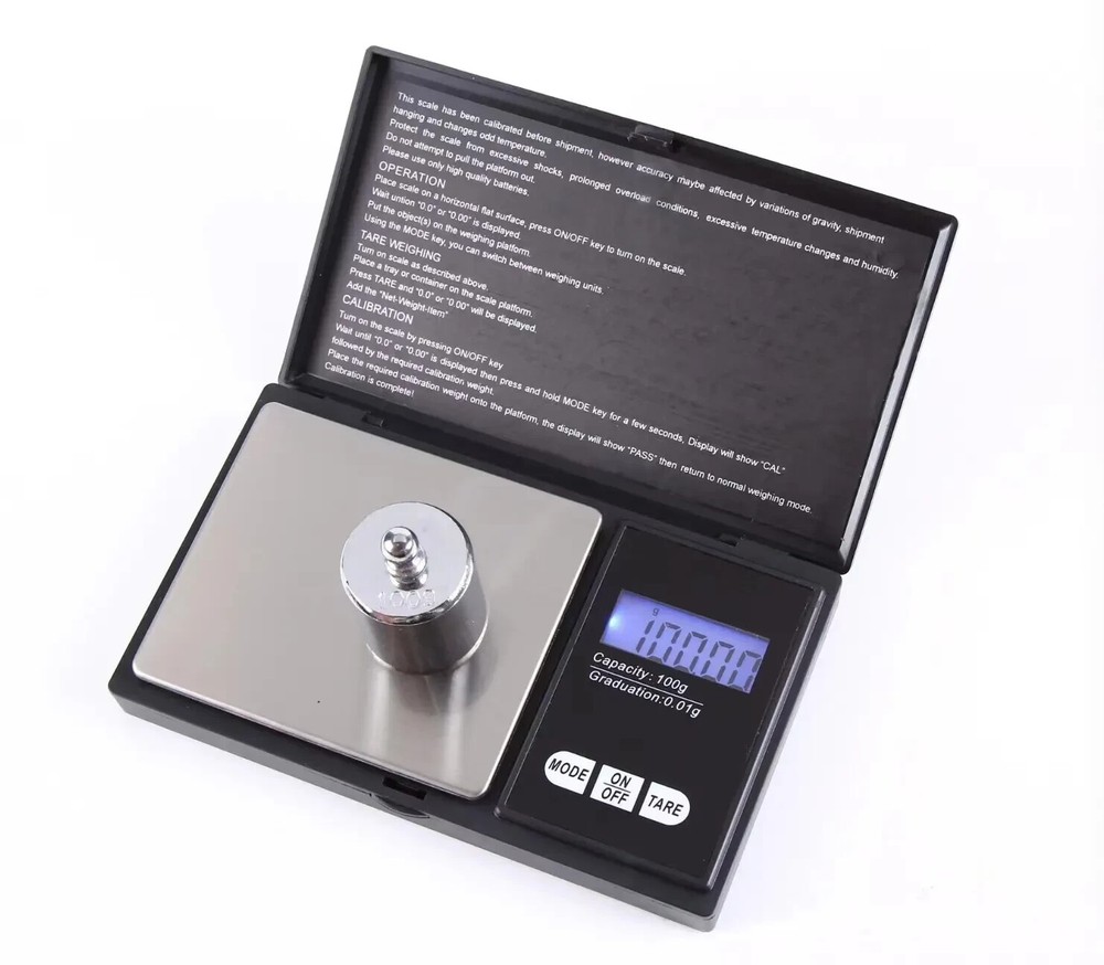 MINI DIGITAL SCALE - Scale Portable Jewelry Gram Oz Herb Gold 200g-0.01g
