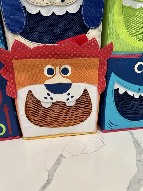 8 Foldable Animal Cloth Cube Storage Bins Fabric Toy Box/Chest/Organizer gallery