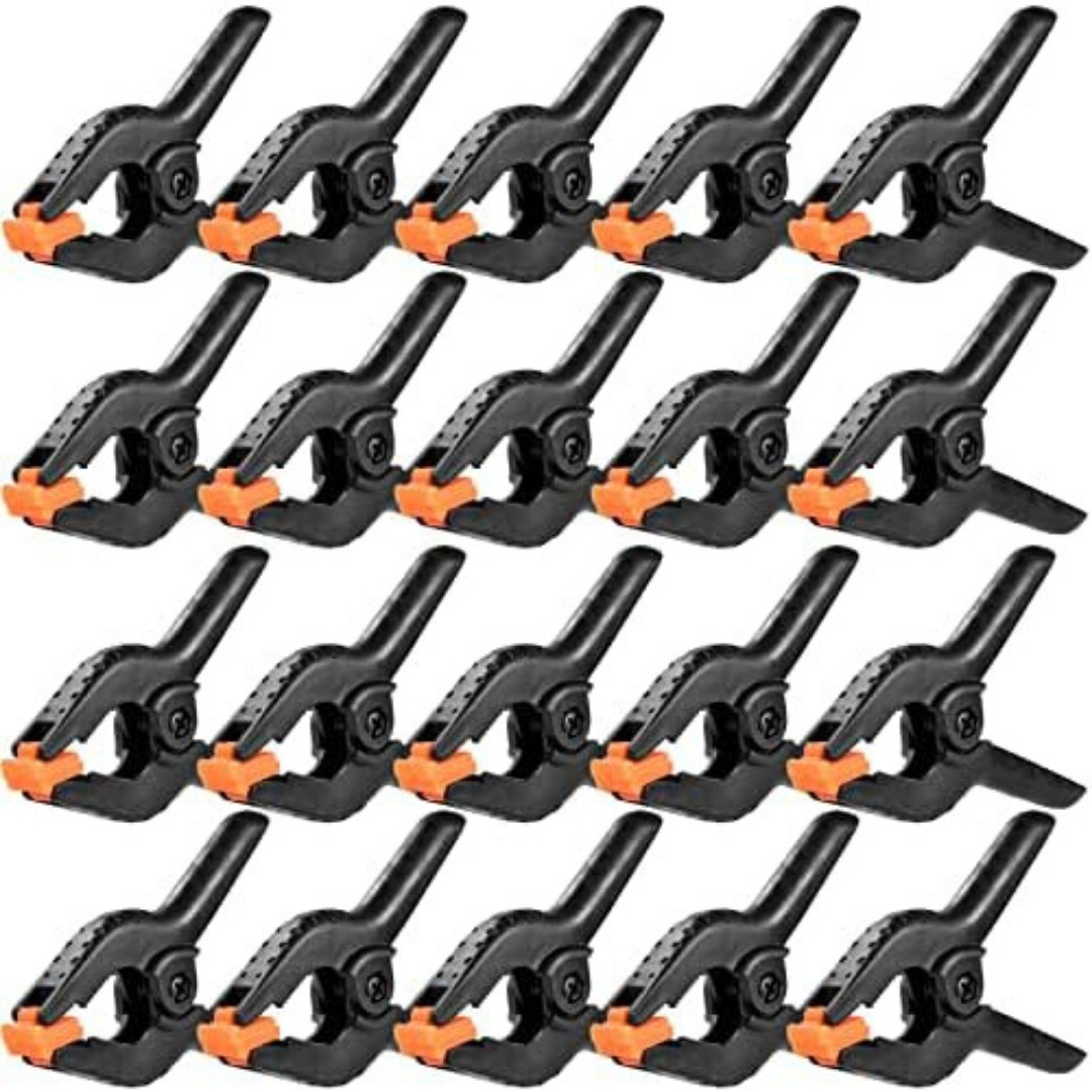 20 Packs Spring Clamps, 3.5 Inch Spring Clamps Heavy Duty for Crafts and Profess gallery