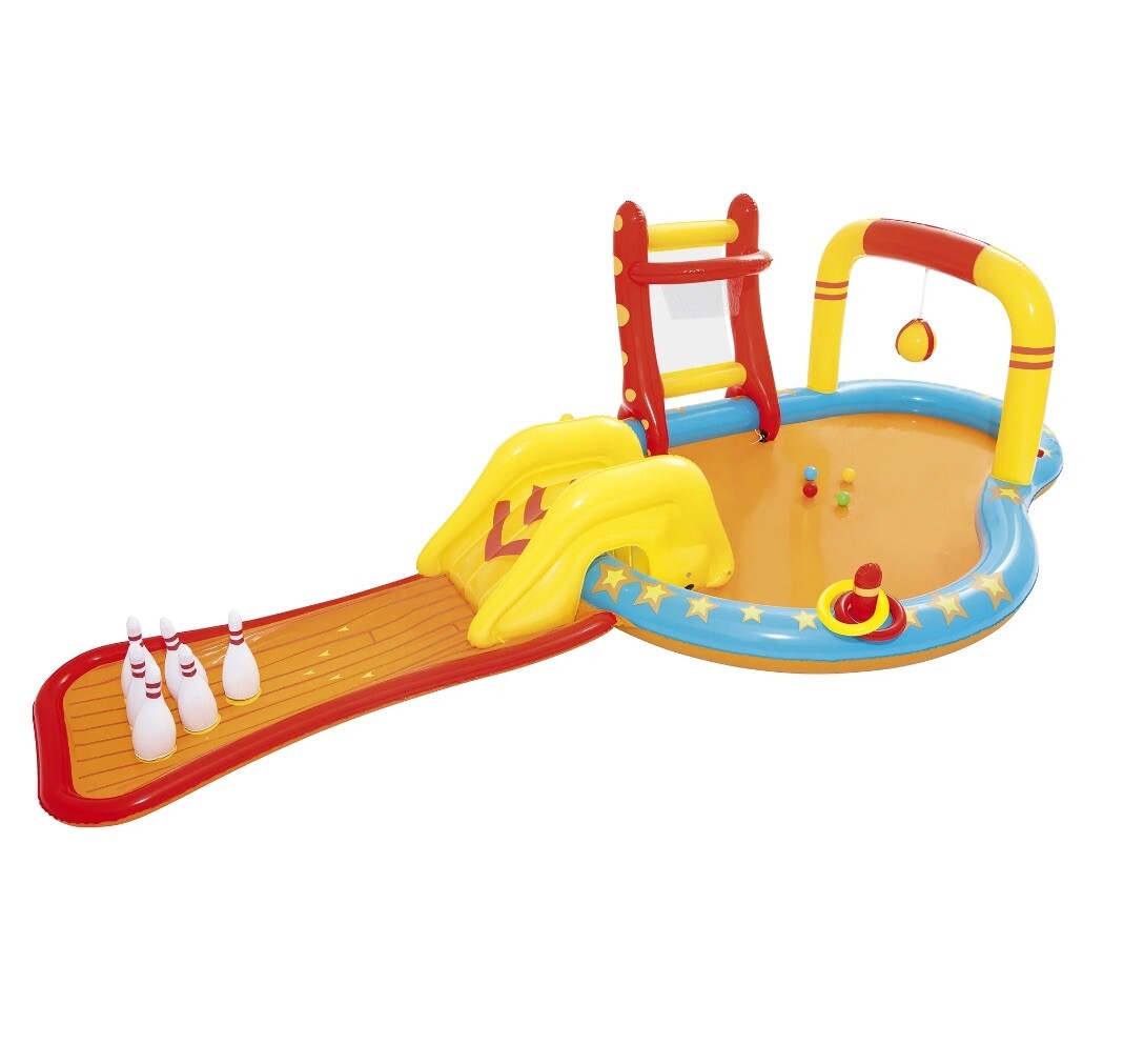 🔥NEW🔥H2OGO! Lil' Champ Play Pool Center with Slide for Kids gallery