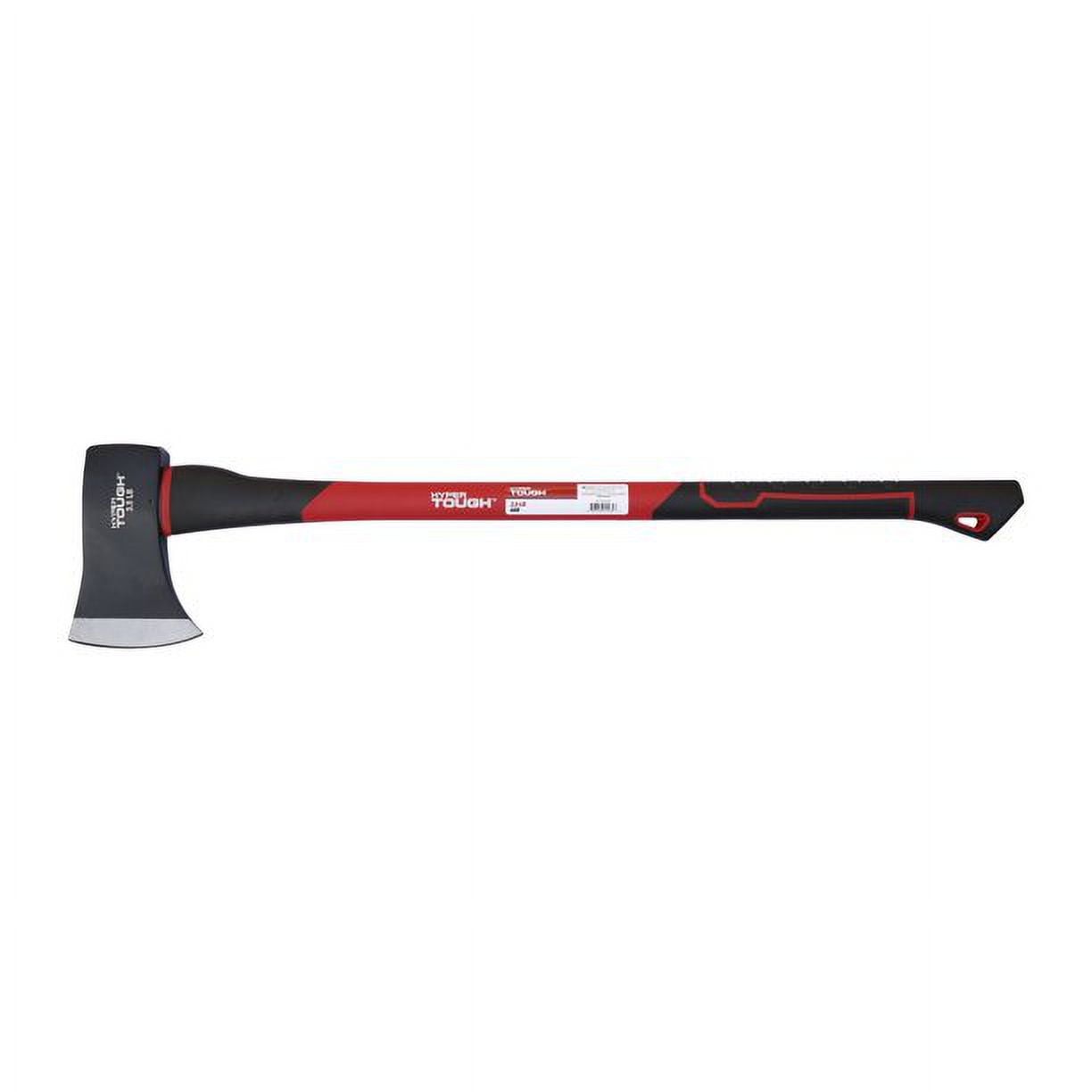 Hyper Tough 3.5 lb Single Bit Axe with Double Injection Fiberglass Handle and gallery