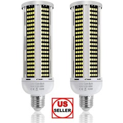 2Pack 600W Equivalent LED Corn Light Bulb 60W 7000Lumen 5000K Daylight White E26