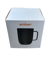 Ember Temperature Control Smart Mug 2 Black 14oz With Logo New Open Box