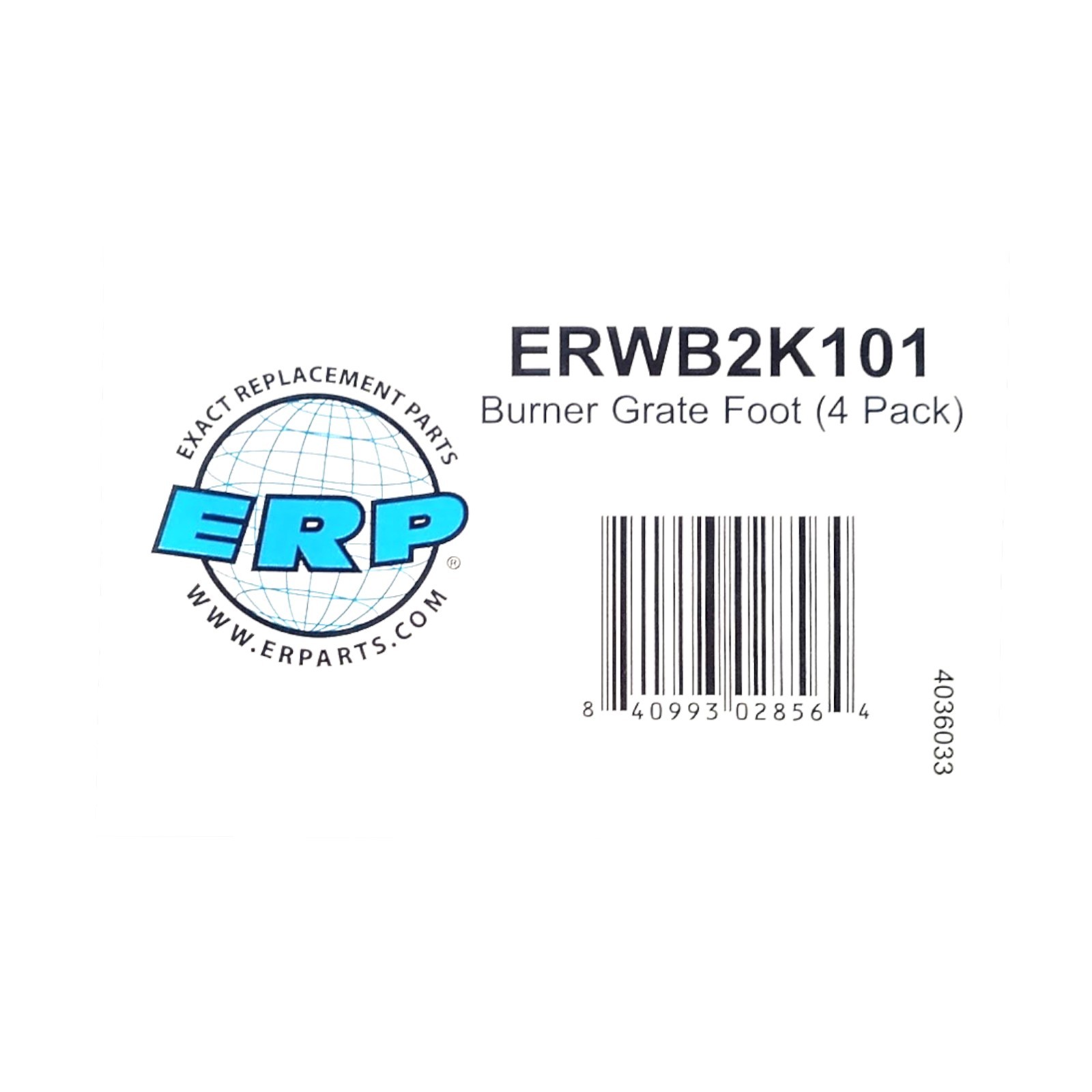 Gas Range Burner Grate Foot, Rubber, Pack of 4 for GE WB2K101, WB02T10461 gallery