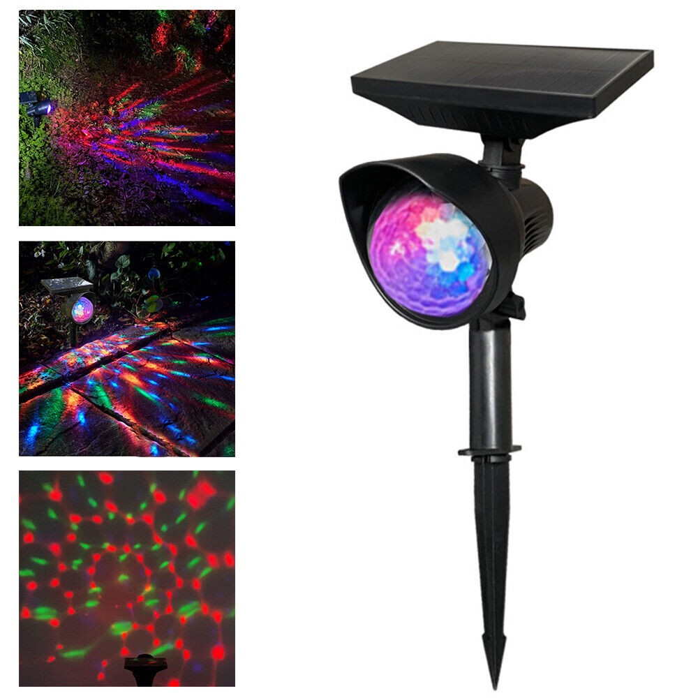 LOT Solar Projector Lights Projection Lamp Garden Party Backyards Decor Bulbs gallery