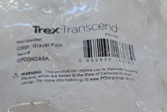 TREX TRANSCEND HORIZONTAL GASKET PACK GRAVEL PATH GP00HGASK