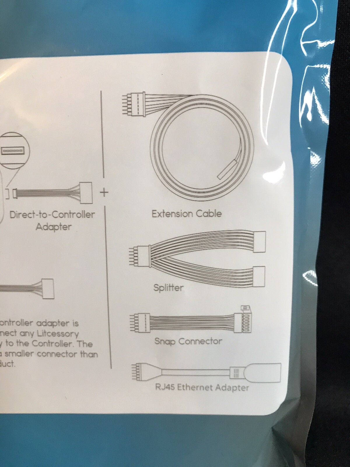 Litcessory Extension Cable for Philips Hue Lightstrip Plus White 3m 10ft 2 Pack gallery
