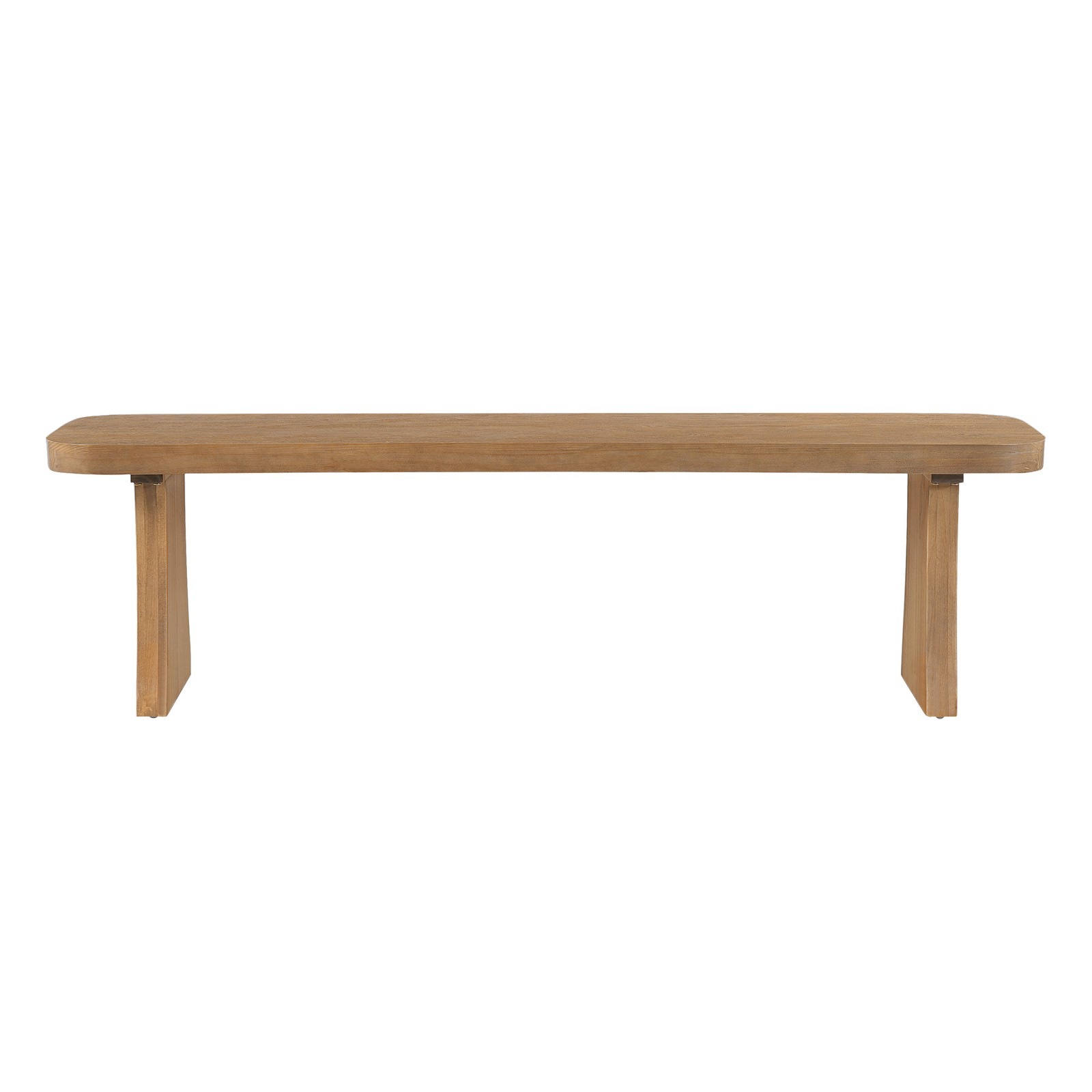 Indoor Pine Dining Bench, 62.9 L Solid Wood Seating, 350lbs Weight Capacity gallery