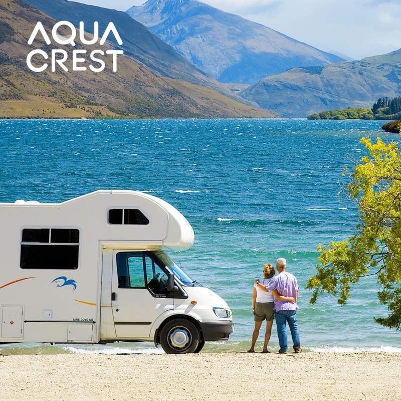 AQUA CREST RV Inline Water Filter Reduces Chlorine Bad Taste Odor For RV gallery