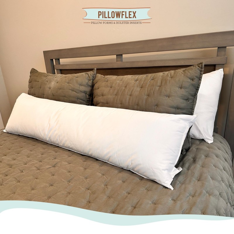 Pillowflex Premium Polyester Throw Pillow Insert - 21x37 - Ultra Soft Large R... gallery
