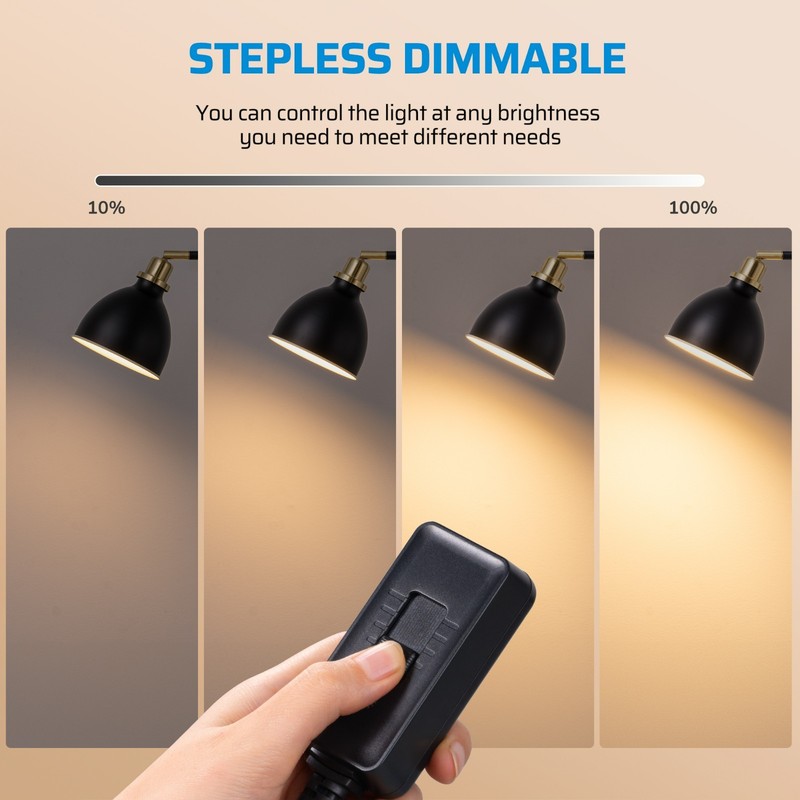 Plug in Dimmer Switch for Lamp, Table Lamp Dimmer for Dimmable LED/CFL Lights gallery