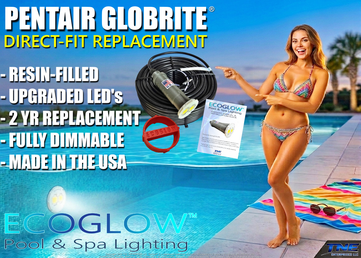 150ft DIRECT-FIT, PENTAIR GLOBRITE 602102 / 602104 UPGRADE, USA, RESIN FILLED gallery
