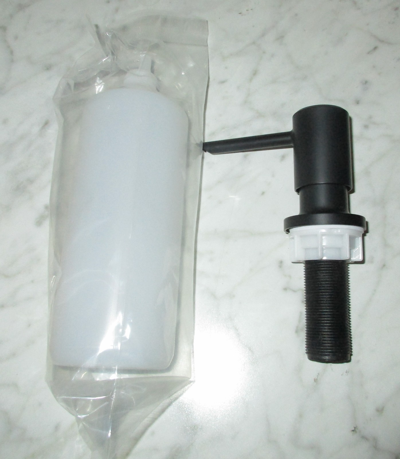 Kitchen Moen Edwyn Soap Dispenser Push Pump & Deckplate Matte Black 87028BL gallery