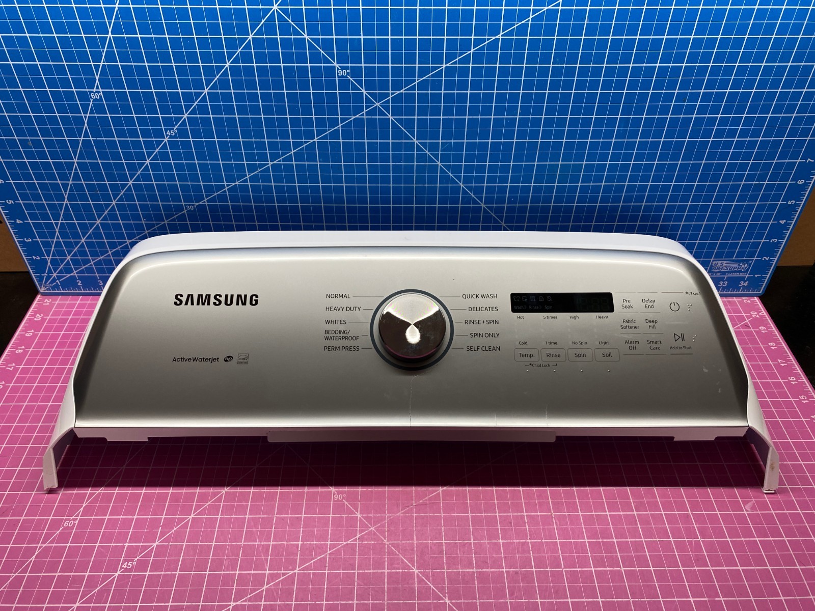 Samsung Washer Control Panel & UI Board (CRACK SEE PICS) P# DC97-21544G gallery