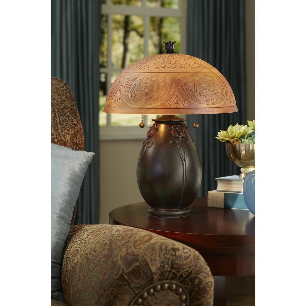 Glenhaven - 2 Light Table Lamp Table Lamp Quoizel Lighting QJ6781TR gallery