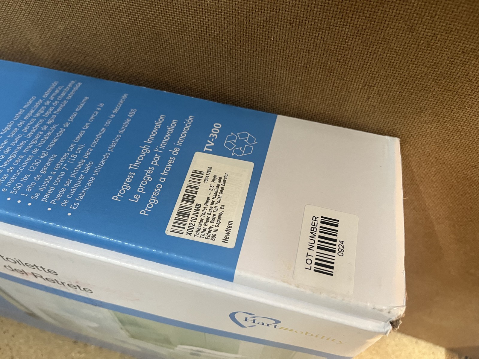 Toilevator TV300 Toilet Riser – 500lb Capacity, Fits Standard Toilets gallery