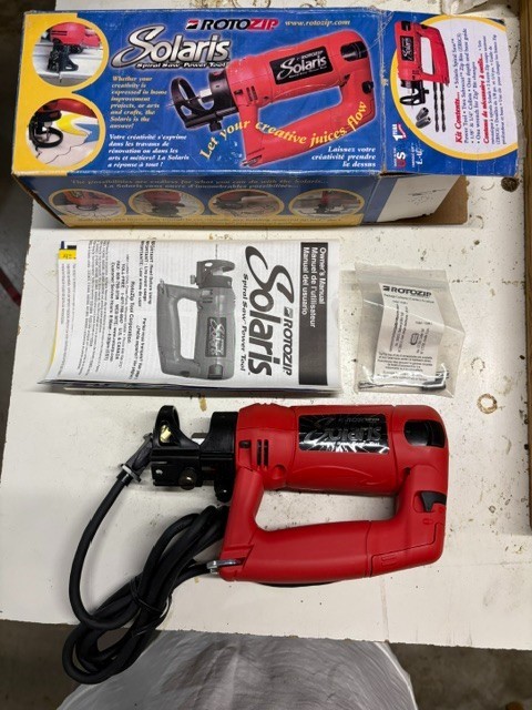 ROTOZIP Solaris New Open Box Works Complete Extra Bits gallery