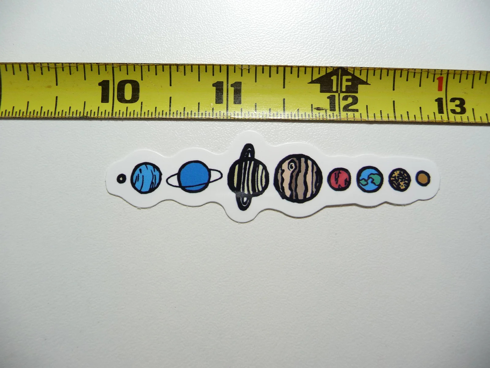 SOLAR SYSTEM PLANETS SMALL STICKER DECAL EXPLORATION OUTER GALAXY UNIVERSE gallery