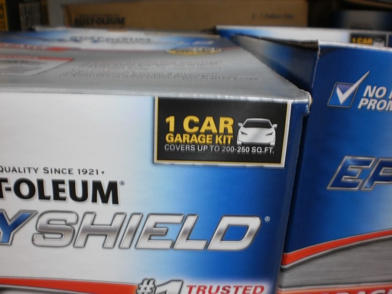 RUSTOLEUM 320165 WATER-BASED DARK-GRAY EPOXY GARAGE PAINT KITS RUSTOLEUM 320165 gallery