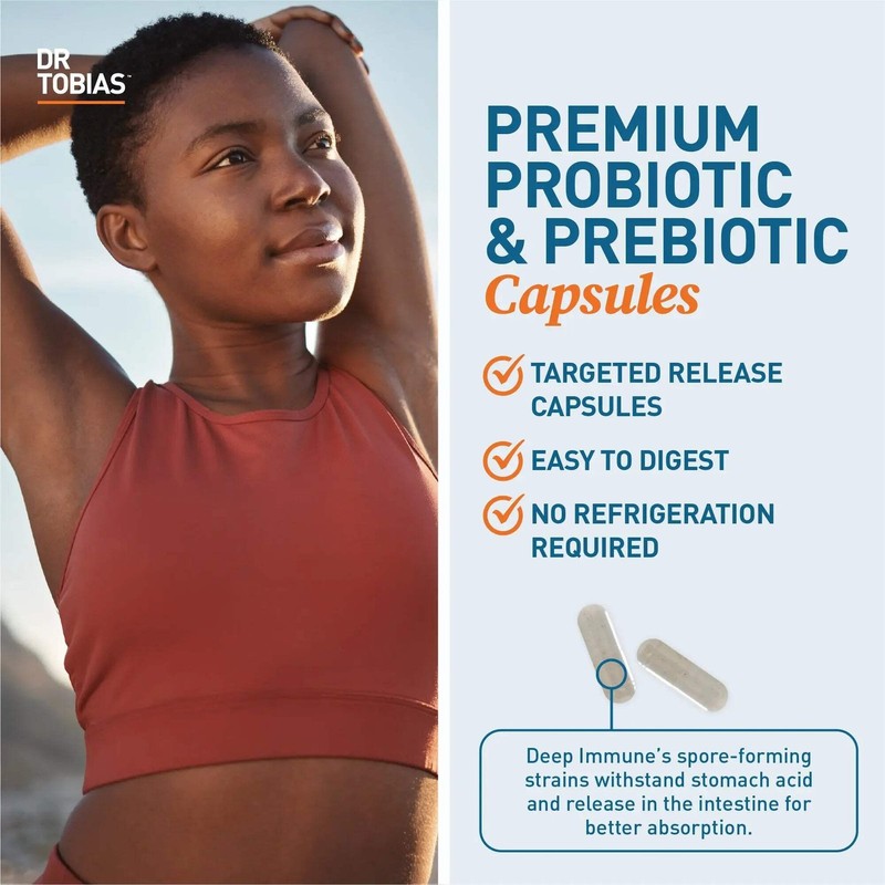 Deep Immune Probiotics & Prebiotics - Dual Action Digestion & Immune Support gallery