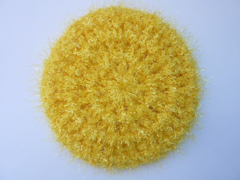 6 Rough Round Multicolor Dish Pot Scrubbers Scrubby Scrubbies Handmade 92 gallery