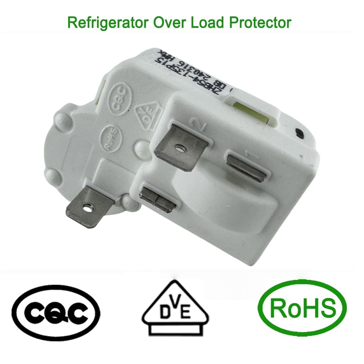 2Pin Over Load Protector Refrigerator Compressor PTC Starter Relay Freezer gallery