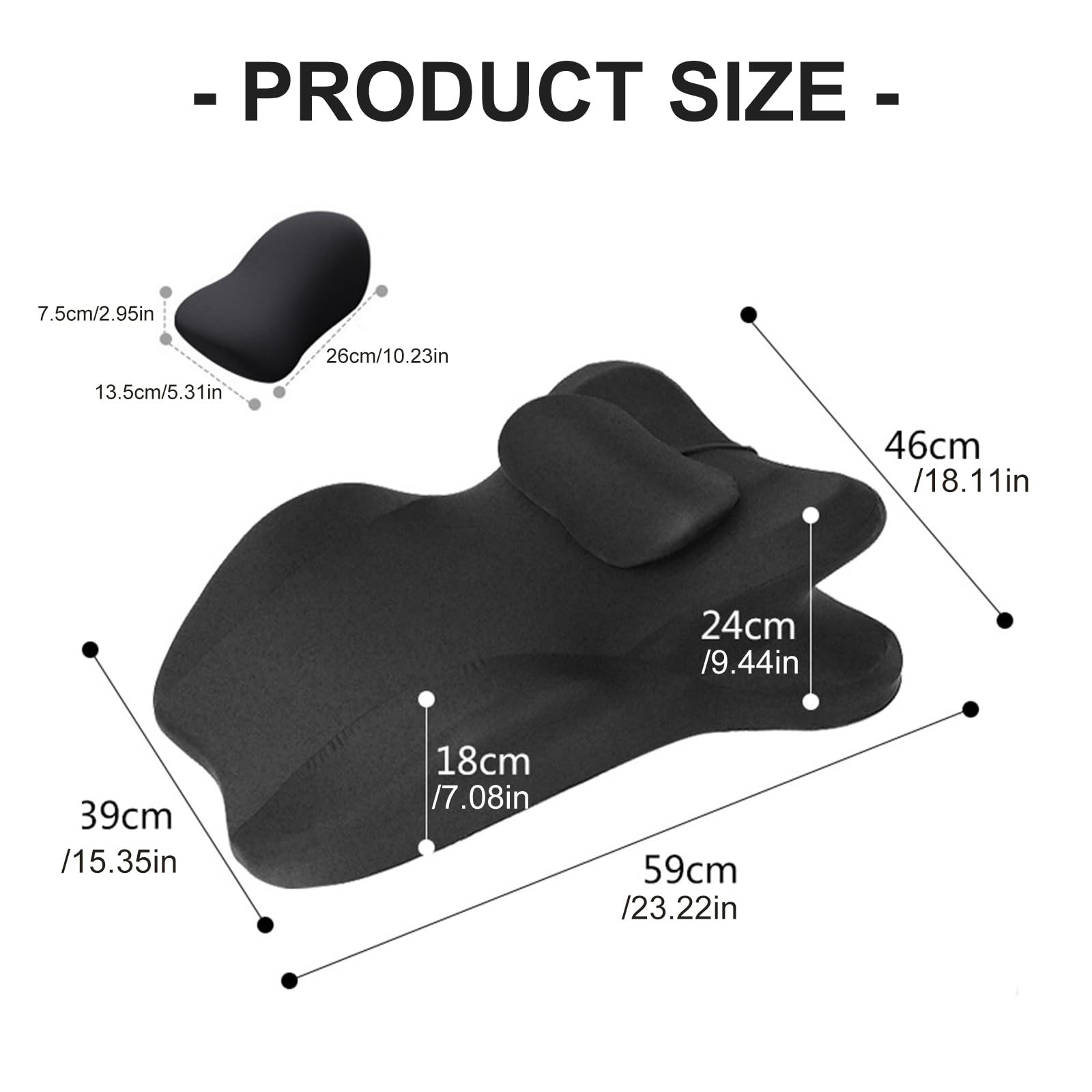 Sweet Spot Pillow, Chiro Monk Pillows for Couples, 27° Angle Perfect Position Er gallery
