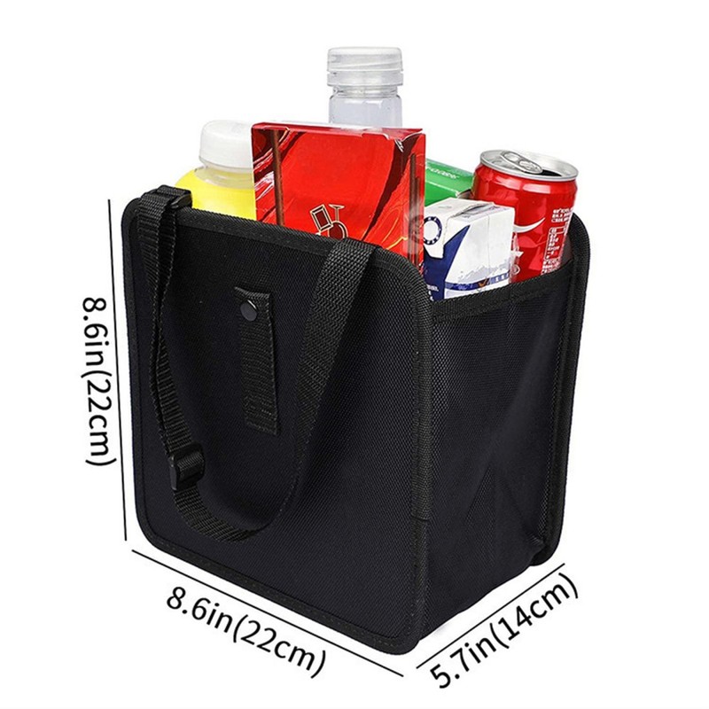 Universal Car Waterproof Storage Bag Box Hanging Trash Tin for Rear Seat gallery