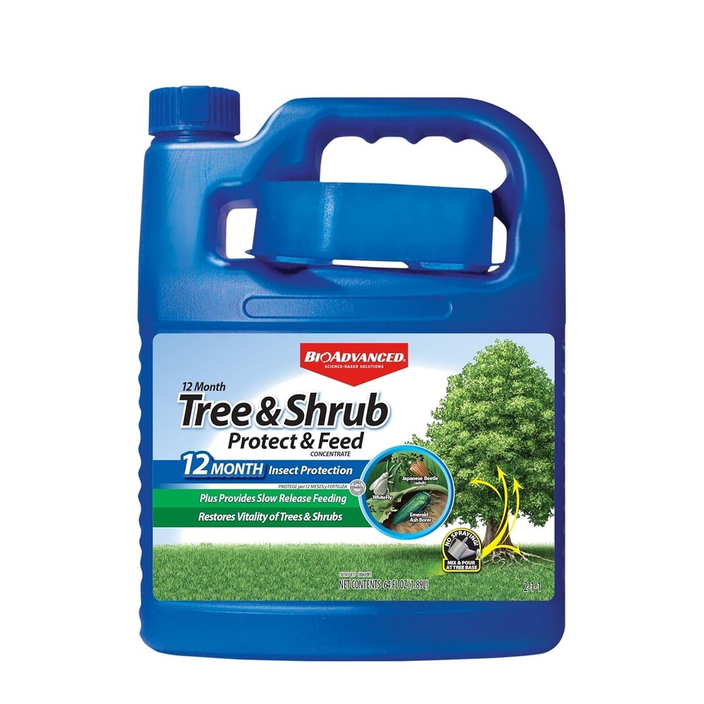 BioAdvanced , Concentrate, 64 Oz Tree & Shrub Protect and Feed, killer,fertilize