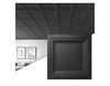 24-Pack Square Drop Ceiling Tile 2Ft X 2Ft in Black, PVC Ceiling Panel 24 X 24In gallery