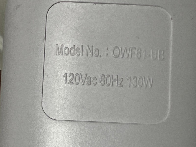 OWF61-UB Blanket Controller | 4-Prong Digital Remote Westinghouse / Mainstays gallery
