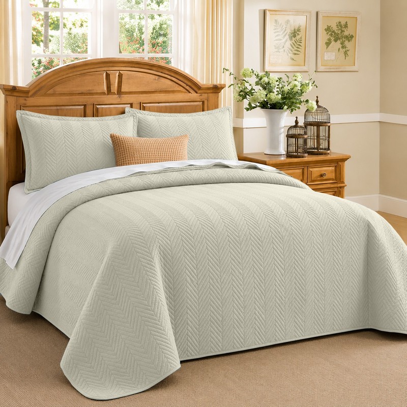 All-Season Bedspread Set Soft Breathable Coverlet Quilt for Twin Queen King Bed gallery