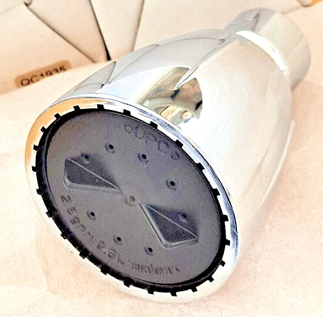 One Standard Flow Adjustable Spray Chrome Shower Head 2.5 GPM P/N 416384 gallery
