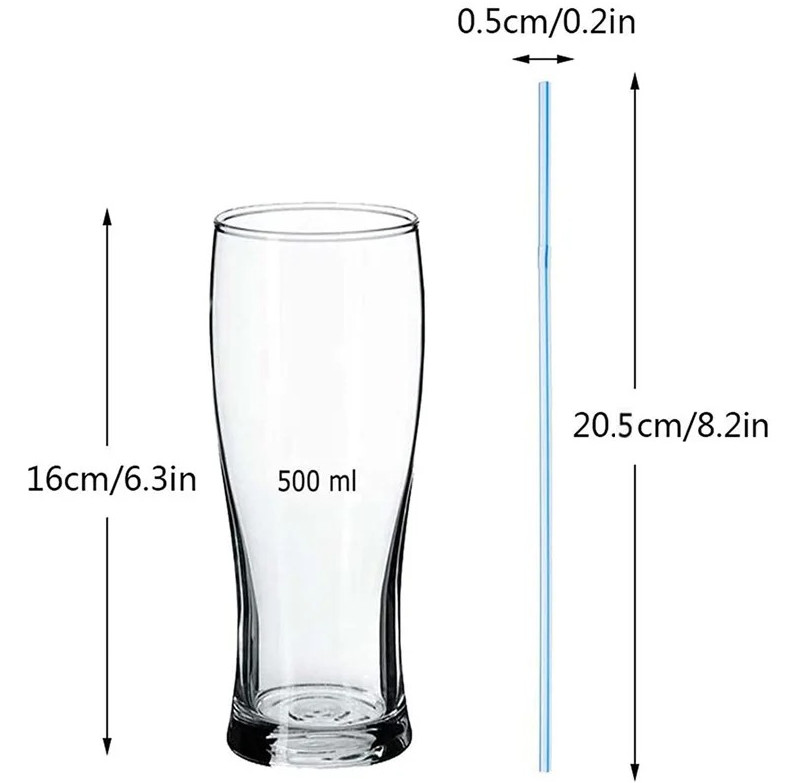 100pcs Multicolor Fluorescent Bendable Drinking Straws for Party & Kitchen - NEW gallery