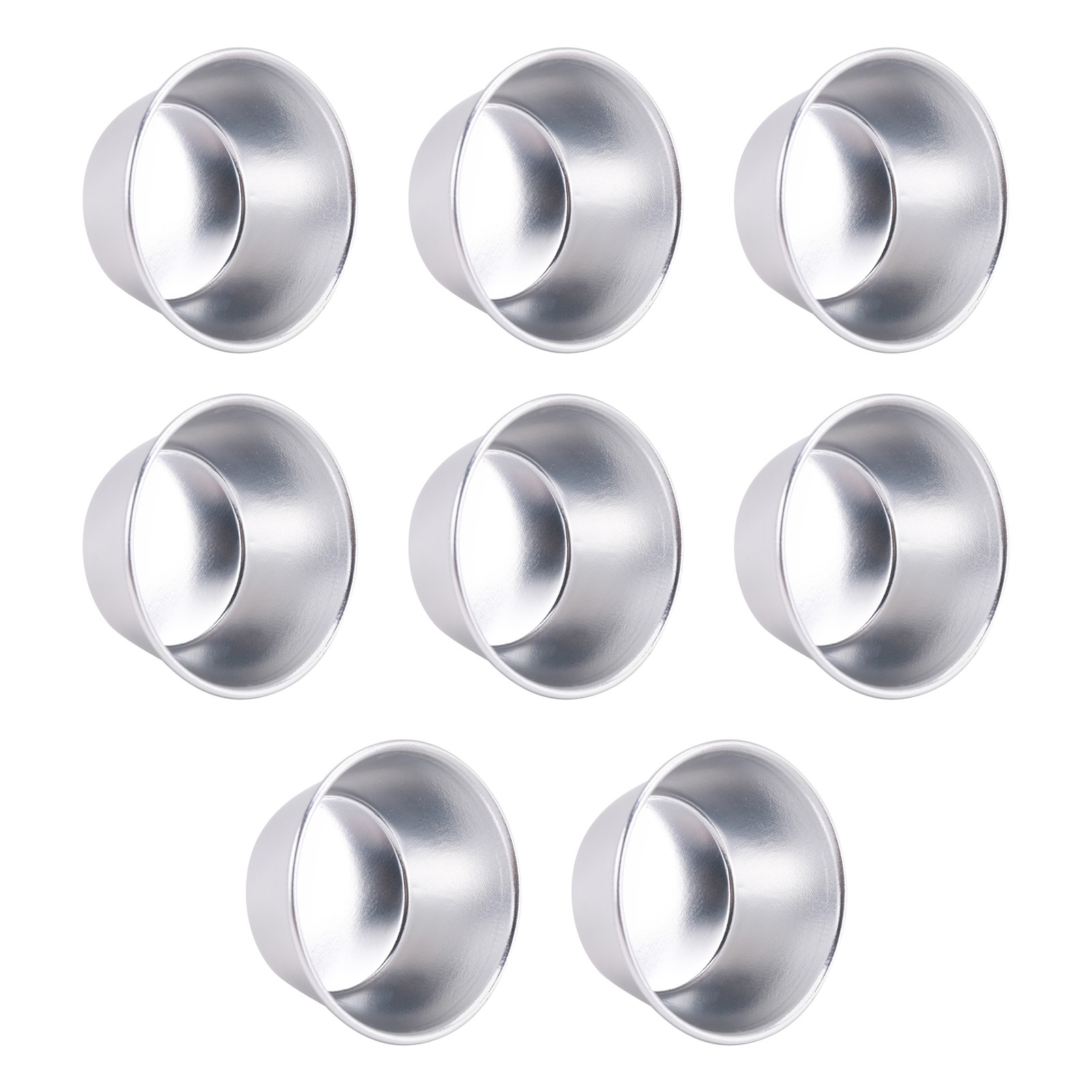8 Pieces Individual Molds Pudding Molds Cups Chocolate Molten Pans7513 gallery