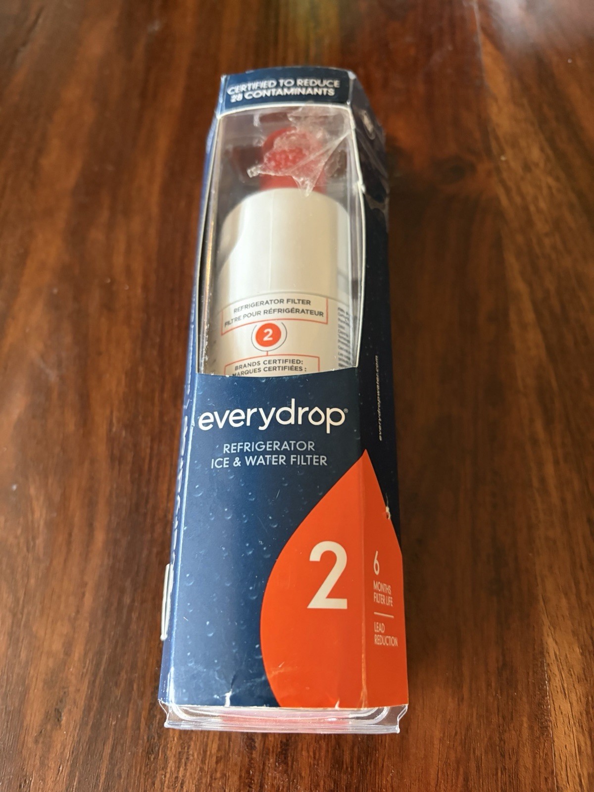 EveryDrop #2 Ice & Water Refrigerator Filter ΕDR2RXD1 New In Box gallery